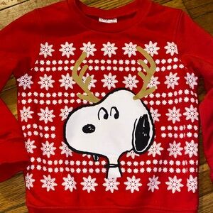 Peanuts Red Snoopy Sweatshirt